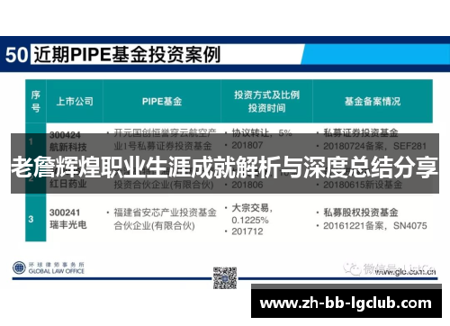 老詹辉煌职业生涯成就解析与深度总结分享